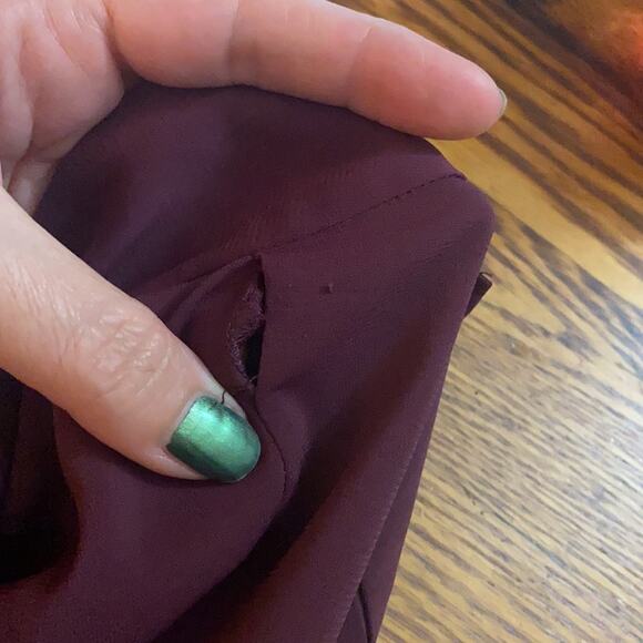 Alice + Olivia Plum Arthur Pant - Picture 10 of 10